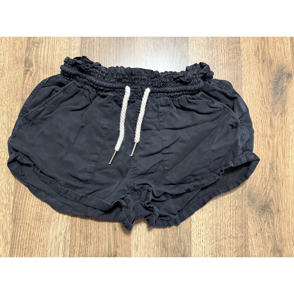 Love Tree Shorts, Youth Girls Size Small, Black, Drawstring, Casual Shorts